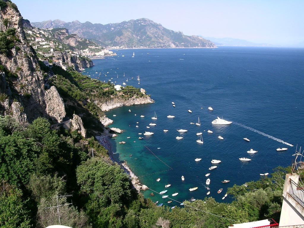 Amalfi 51 Con Vista Mare, Giardino E Terrazze Conca dei Marini Exterior foto
